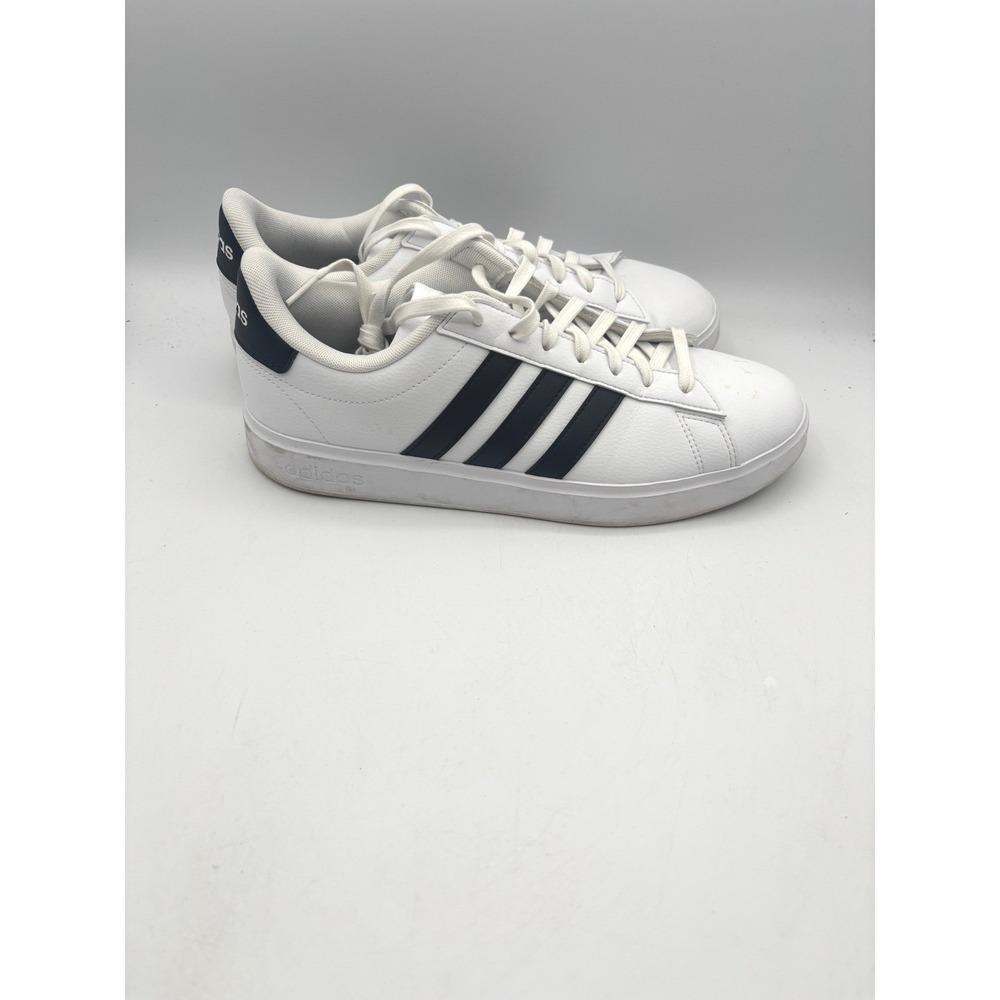 Adidas Grand Court 2.0 Shoes Mens Size 9.5 White Black Tennis GW9195